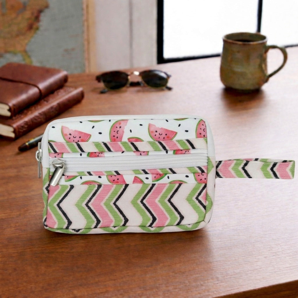 WATERMELON DREAM PRINT ESSENTIAL TRAVEL COMPACT ORGANIZER