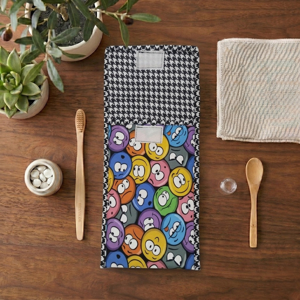 MOOD POP PARADE PRINT TRAVEL DENTAL KIT