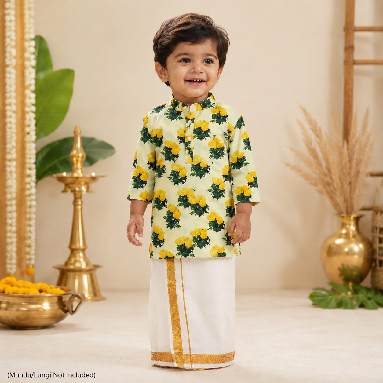 Personalized Kanikonna Bloom Kurta