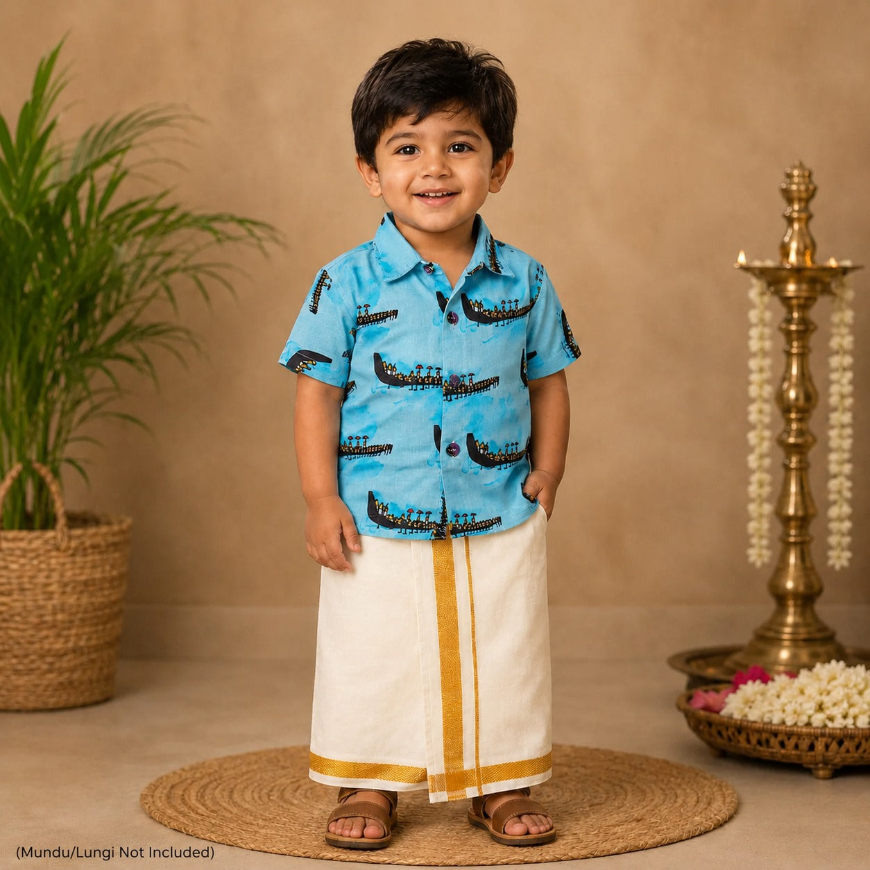 Personalized Little Onam Boat Race Shirt