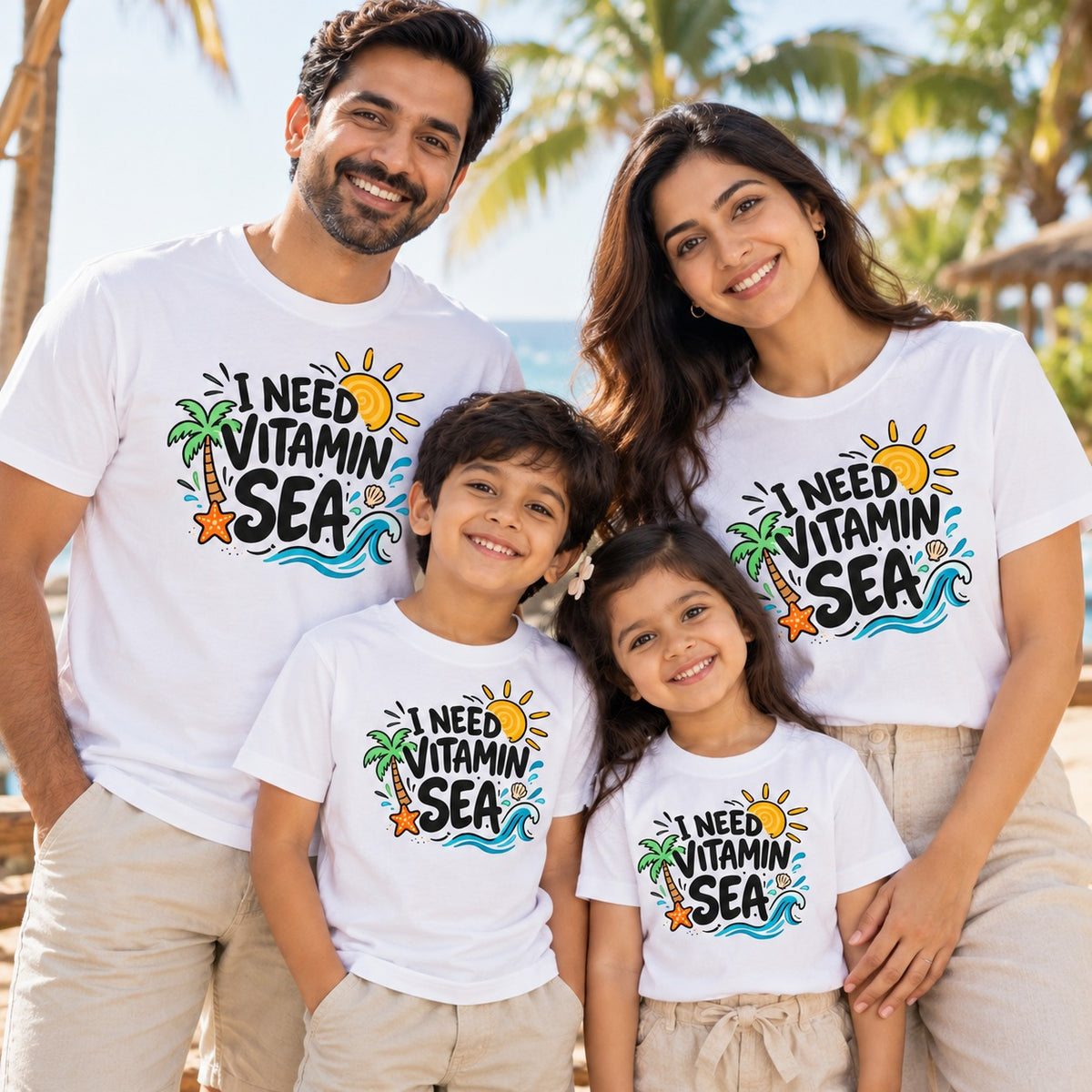 Vitamin Sea Family tshirt