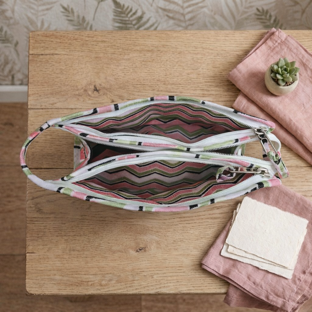 WATERMELON DREAM Print TrioZip Toiletry Bag