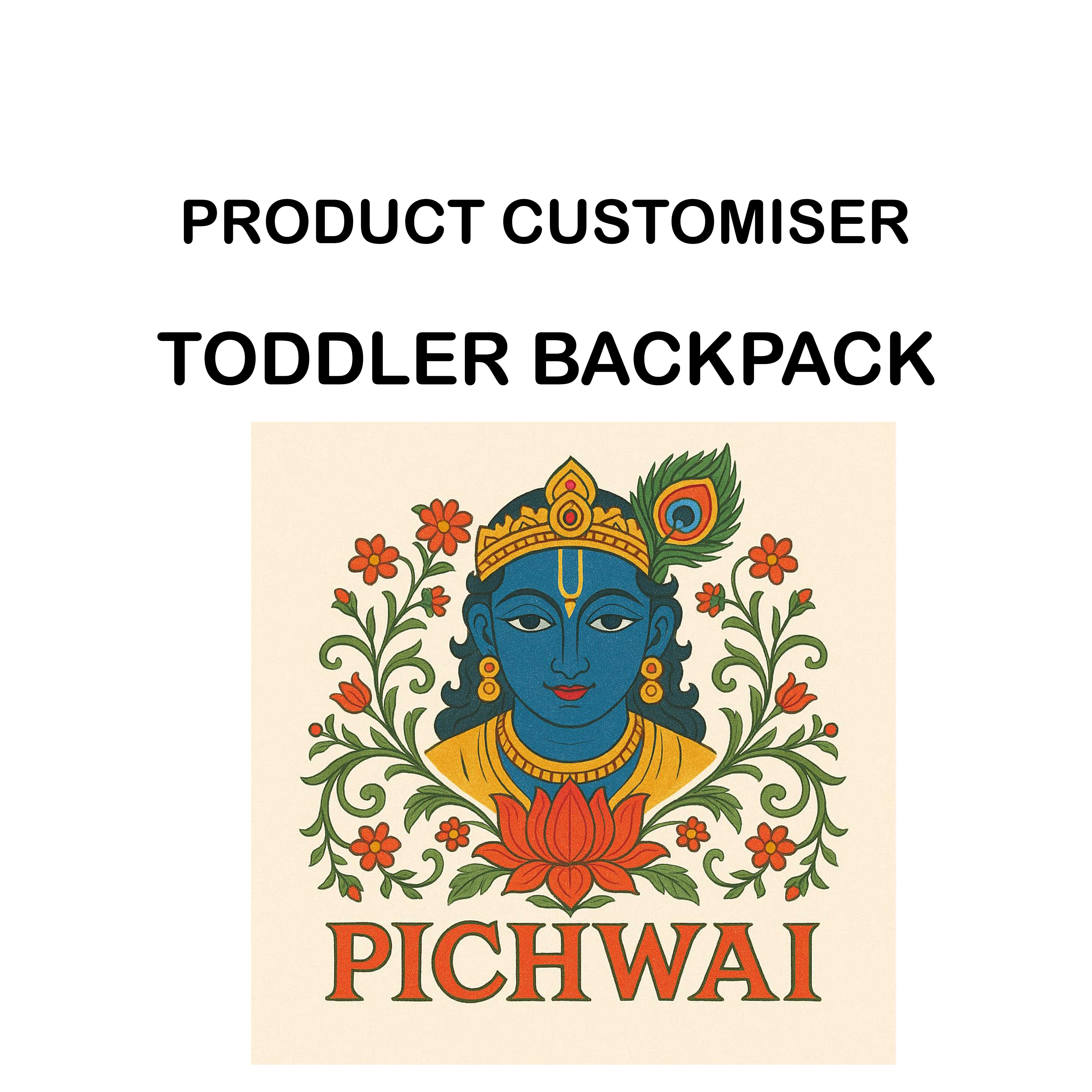 PICHWAI PRINT TODDLER BACKPACK CUSTOMISER
