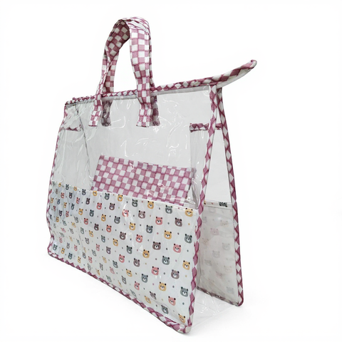 PANDA-PATCH PRINT SWIMMING BAG