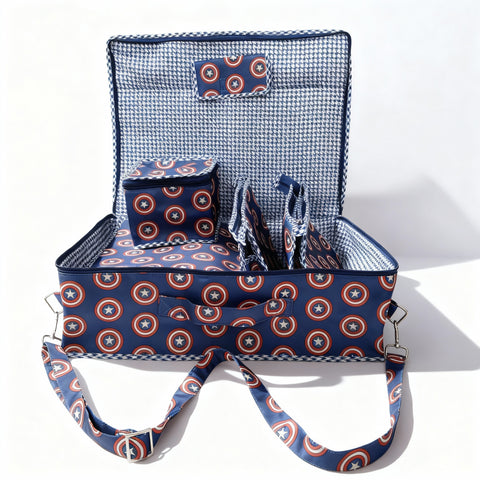 SUPER SHIELD PRINT 8 PIECE KIDS GIFT SET