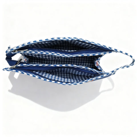 SUPER SHIELD PRINT TRIOZIP TOILETRY BAG