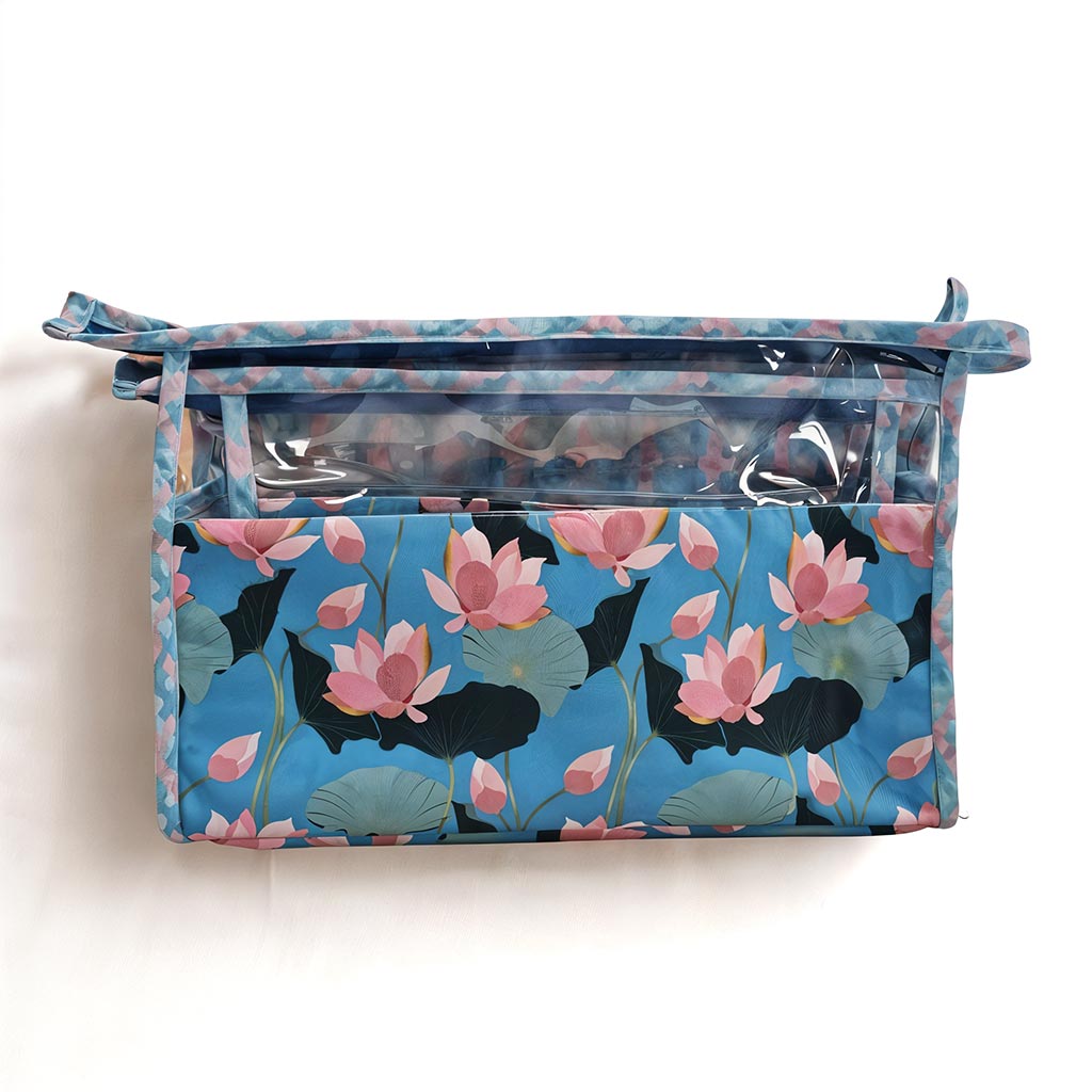 PADMA PICHWAI PRINT TRAVEL MAKEUP POUCH SET