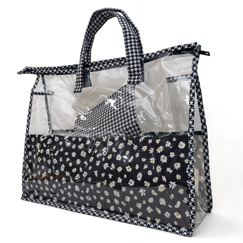 MIDNIGHT DAISY PRINT  Swimming Bag