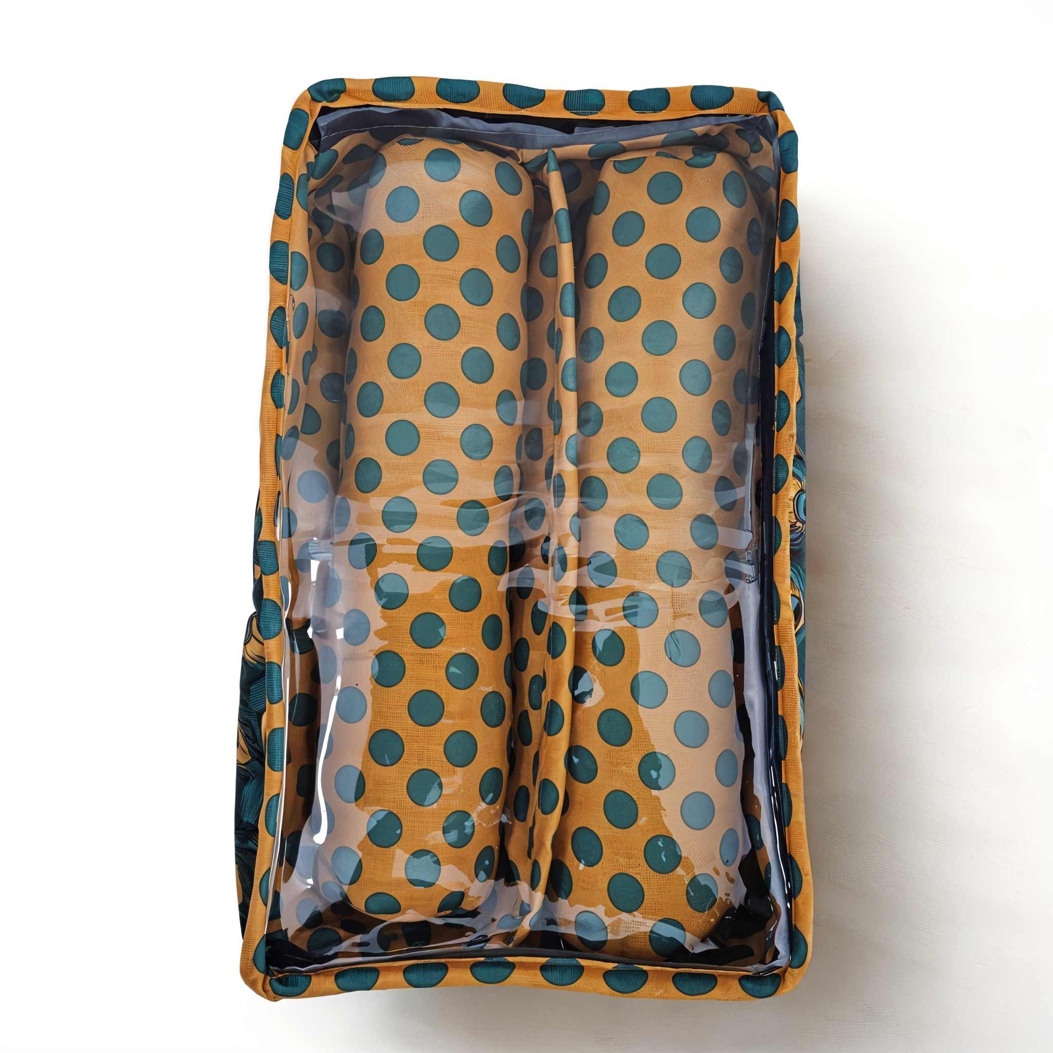 PEACOCK GLORY PRINT SMART BANGLE ORGANIZER