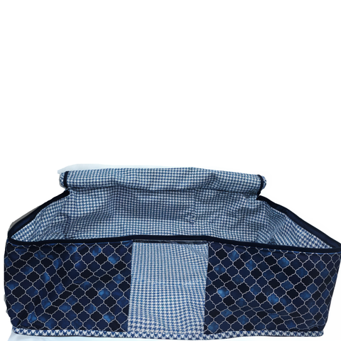 INDIGO MOSAIC PRINT  Lehenga Organizer