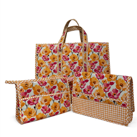 SUNBEAM DAISIES TOTE BAG SET