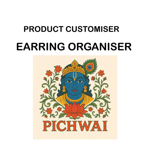 PICHWAI PRINT EARRING ORGANIZER CUSTOMISER