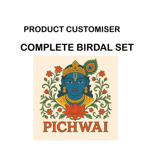 PICHWAI PRINT COMPLETE BIRDAL SET CUSTOMISER