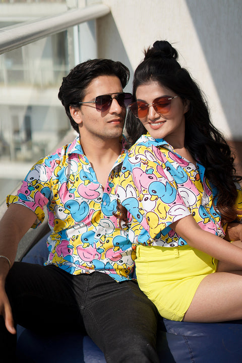 Multi Duck Couple shirt