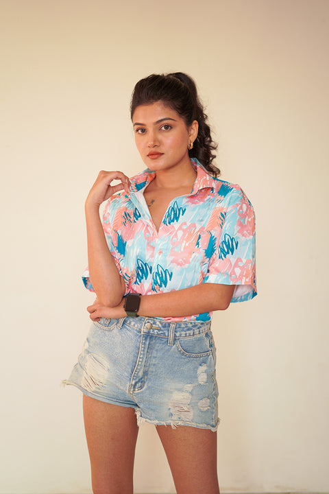 Calm leave Couple shirt