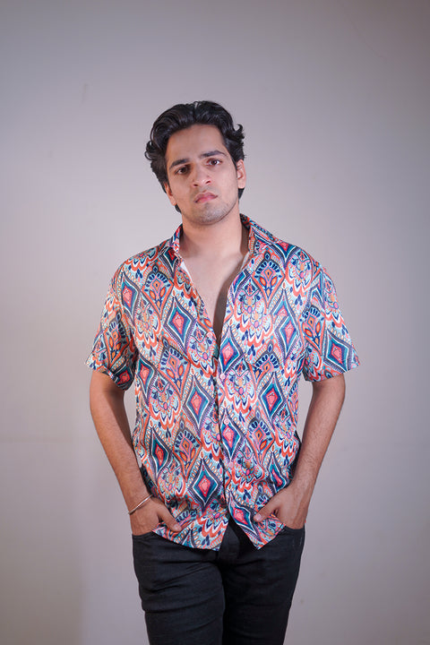 Smart Paisley Couple shirt