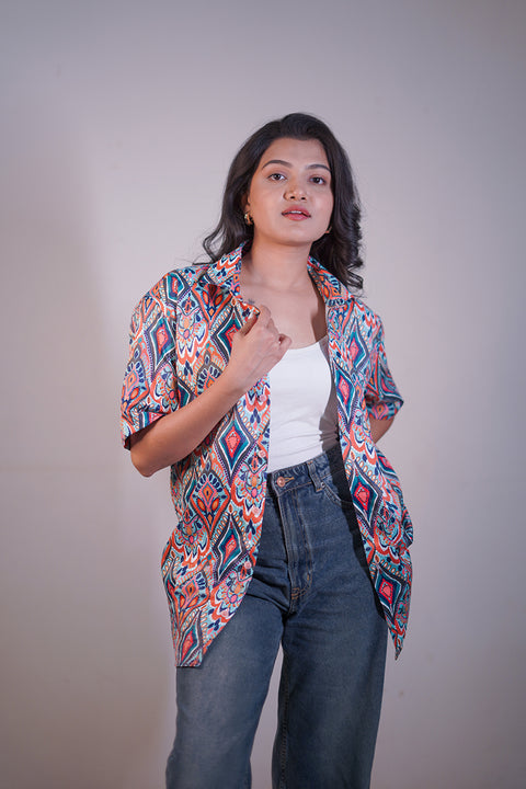 Smart Paisley Couple shirt