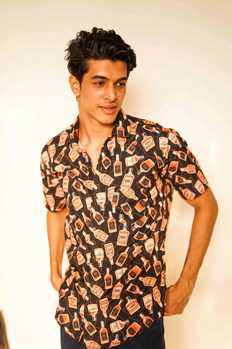 Whiskey Bottle Couple shirt