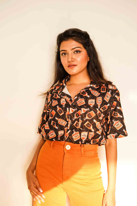 Whiskey Bottle Couple shirt